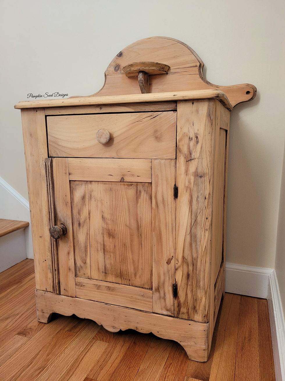 Thumbnail: Antique Pine Nightstand