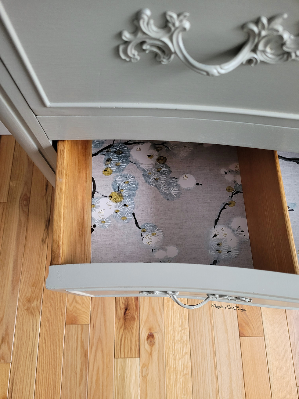 Thumbnail: 5-Drawer Dresser in Gray Linen