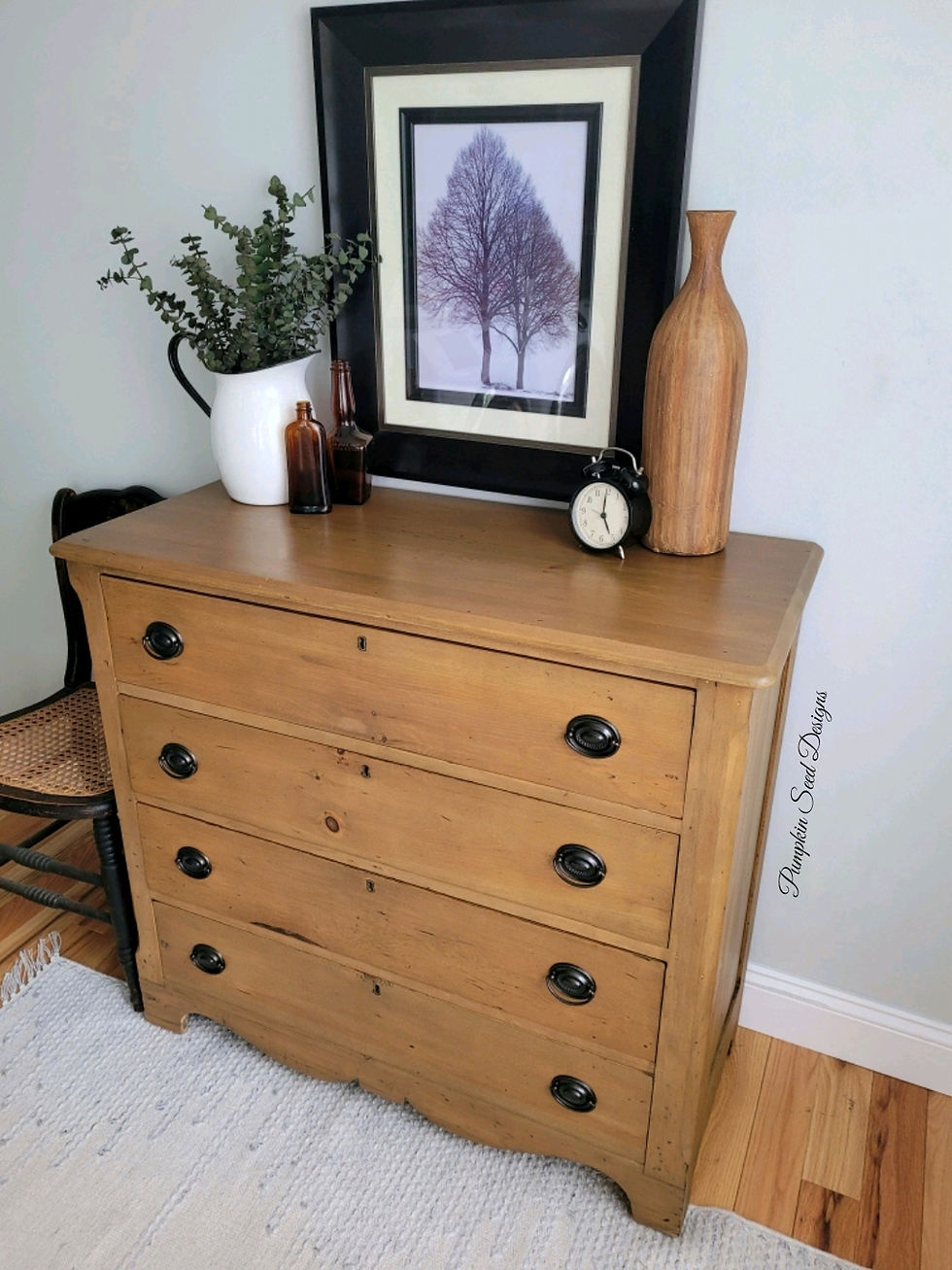 Thumbnail: Maduro Brown Antique Pine Dresser