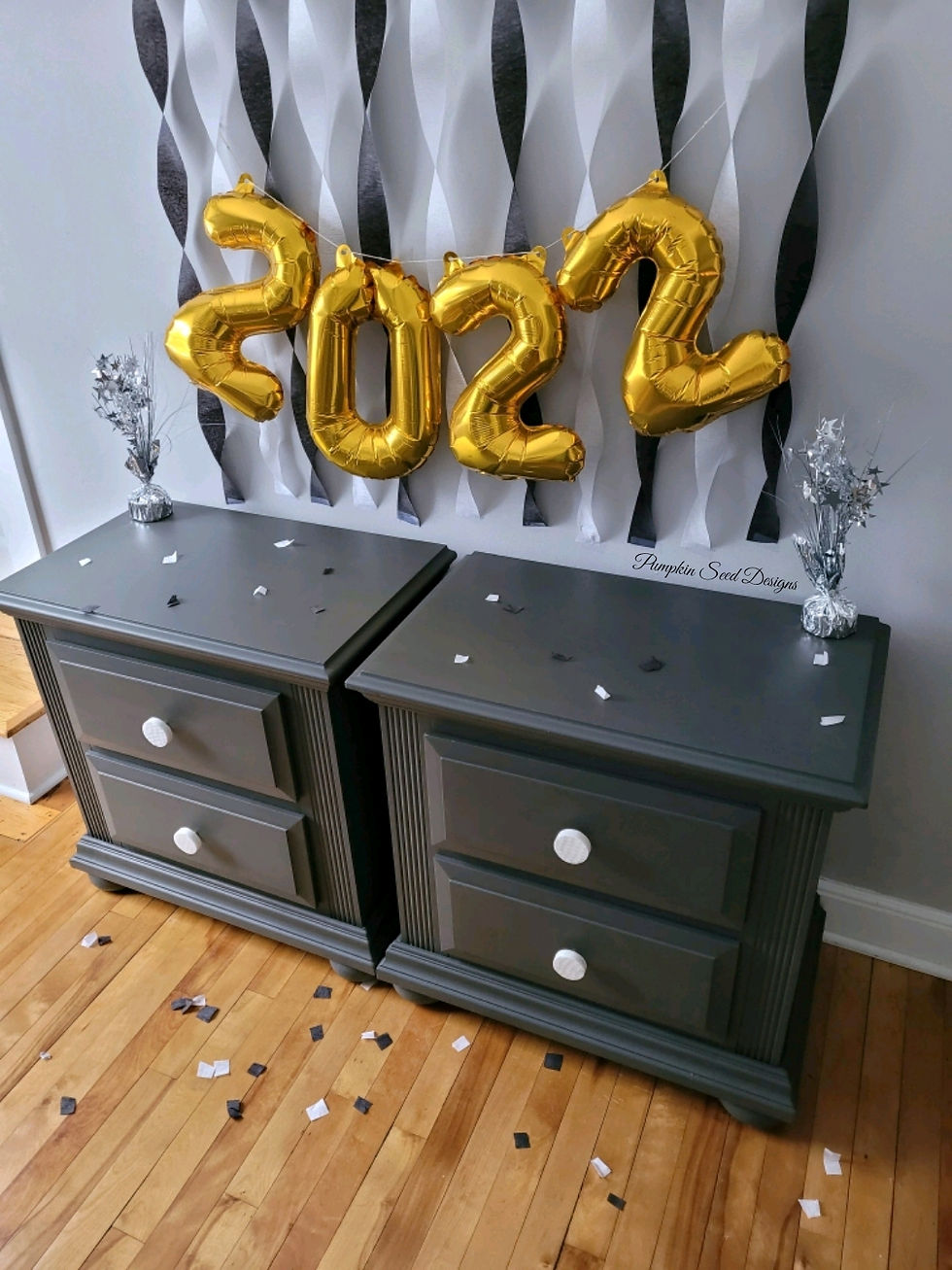 Thumbnail: Apothecary Gray Nightstands 