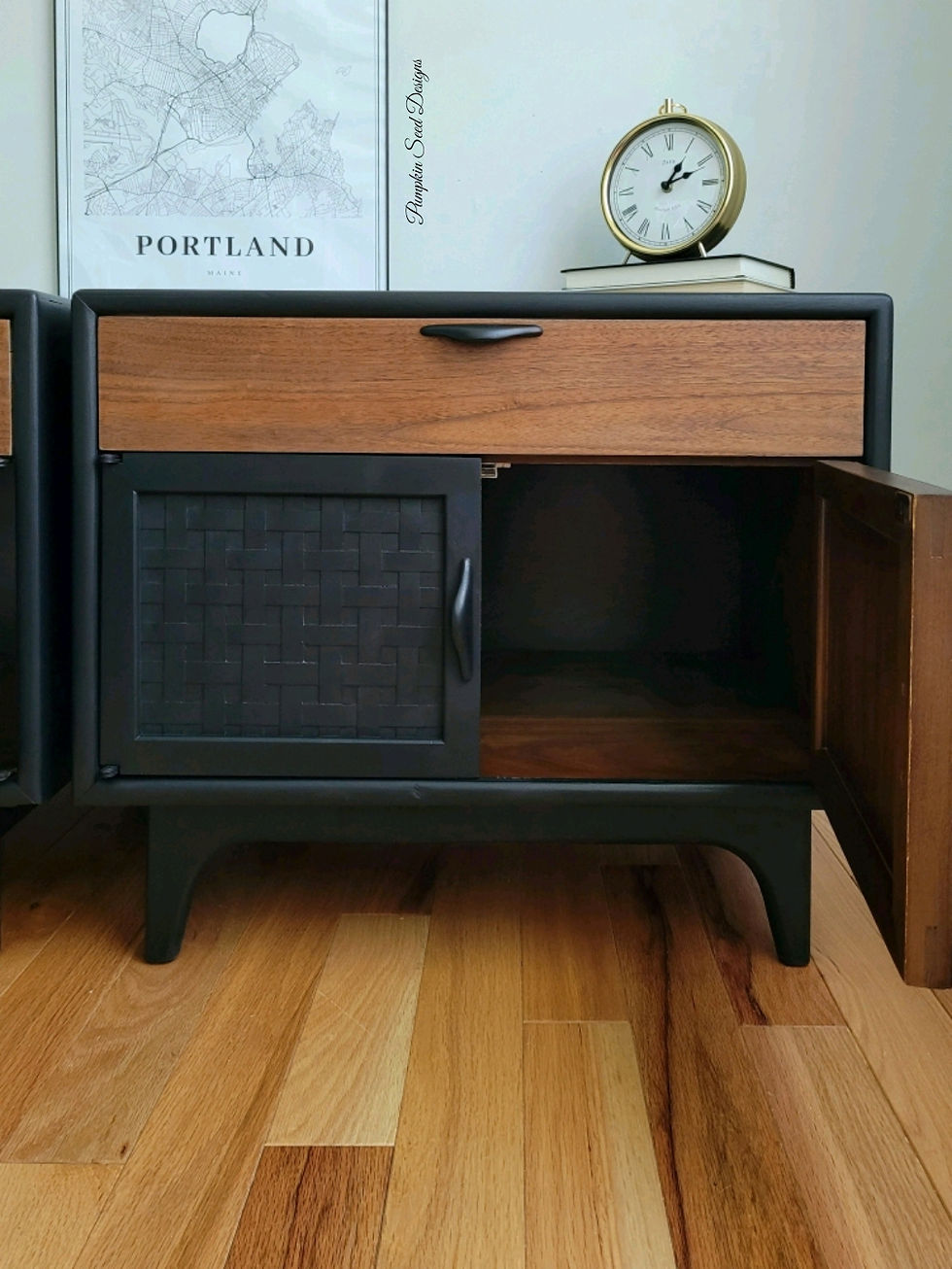 Thumbnail: (Pair) Lane 'Perception' Mid-Century End Tables/Nightstands 