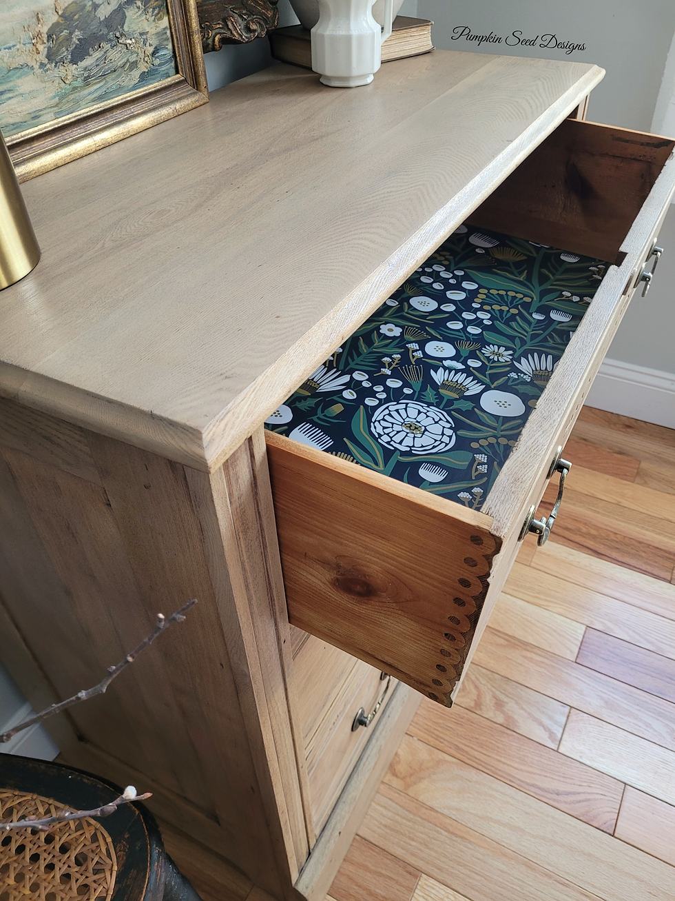 Thumbnail: Antique Natural Wood Eastlake Dresser