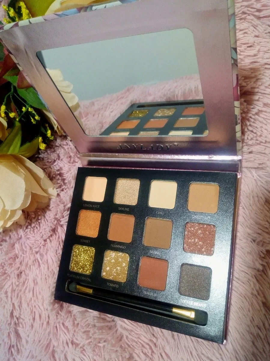 Miniatura: Paleta De Sombras Anylady 12 Colores Mate