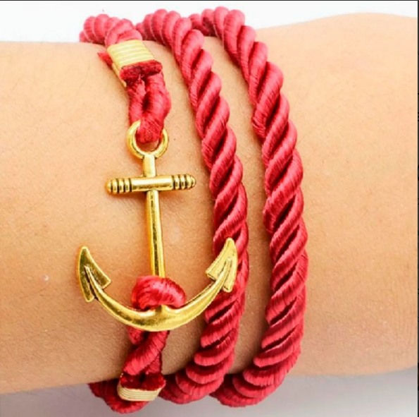 Miniatura: Pulsera Con Ancla, Brazalete, Manilla Hombre, Mujer.