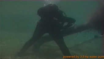 6" diver dredge