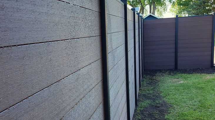 Composite fence installed in Sioux Falls, SD