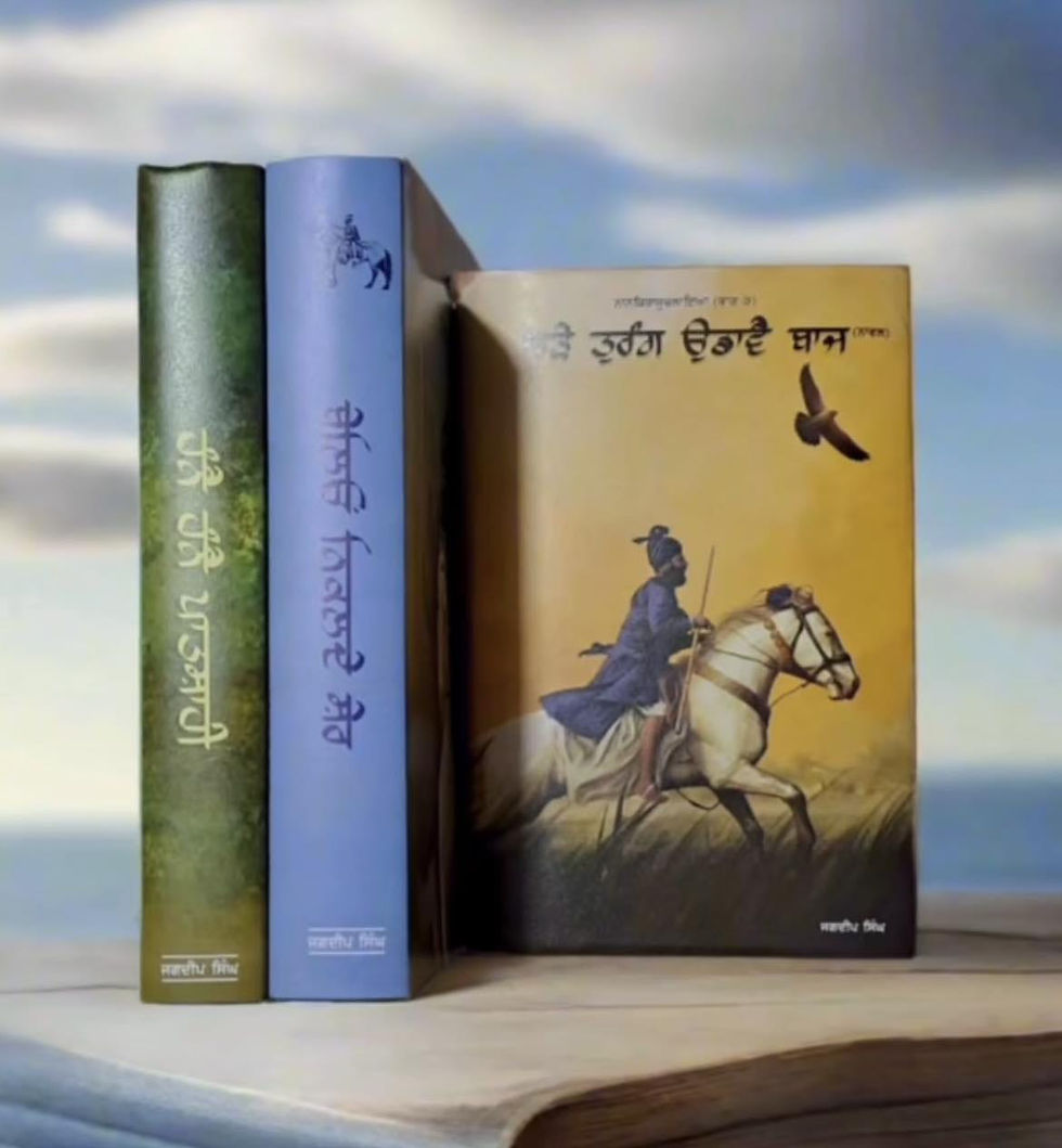 ਹਨੇ ਹਨੇ ਪਾਤਸ਼ਾਹੀ, ਬੇਲਿਓ ਨਿਕਲਦੇ ਸ਼ੇਰ, ਚੜੇ ਤੁਰੰਗ ਉਡਾਵੈ ਬਾਜ
