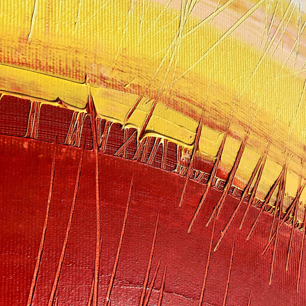 Miniaturbild: Ölgemälde " red sun " 100 x 100
