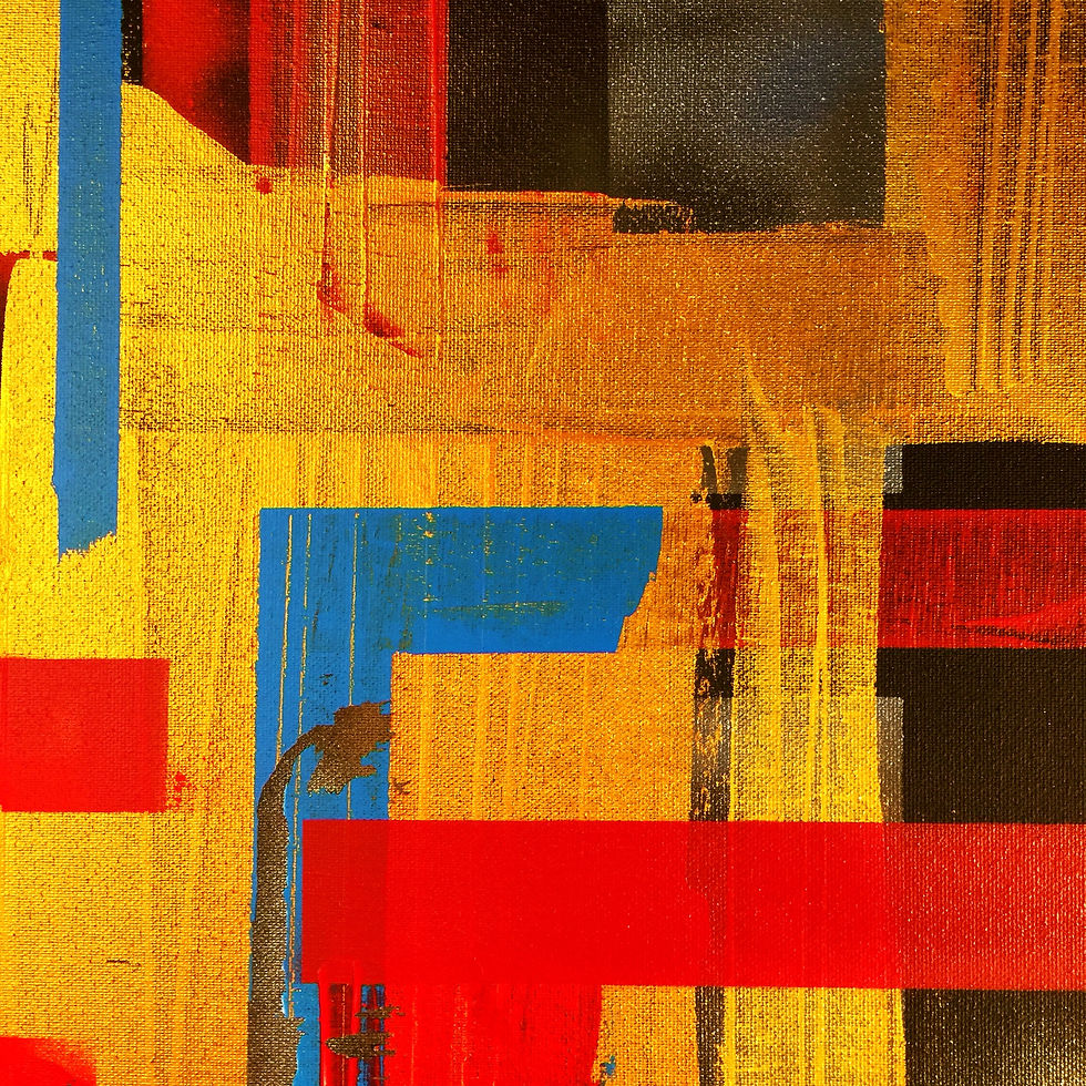 Miniaturbild: Öl-Acrylgemälde " Yttrium 3 " 100 x 100