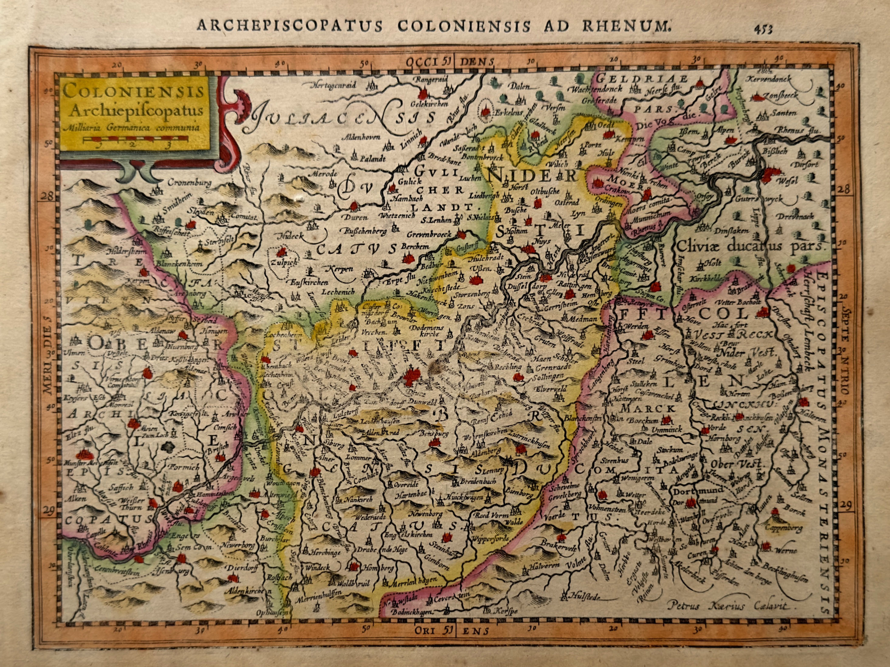 Germany, Rhine-Westphalia - Mercator/ Hondius/ Cloppenburgh
