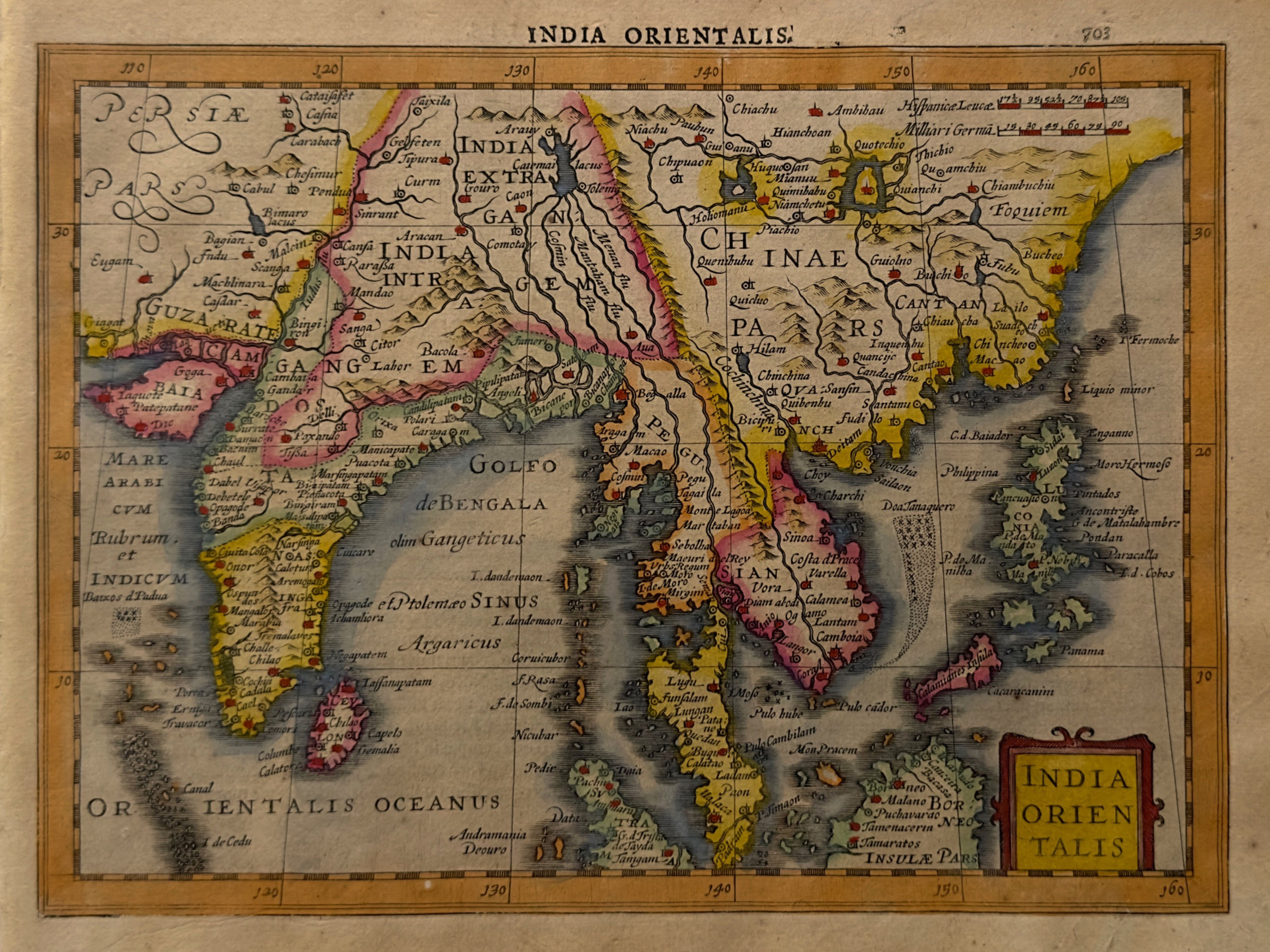 India, Thailand, etc - Mercator/ Hondius/ Cloppenburgh