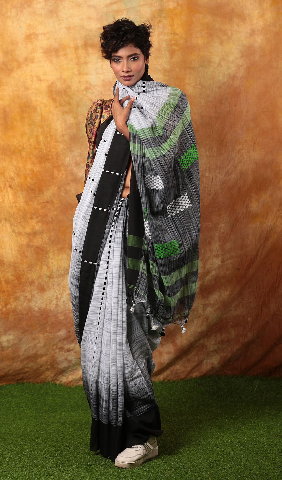 Thumbnail: Lag Ja Gale Assam Khadi Saree