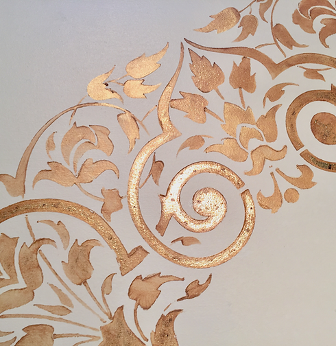 Custom Stenciled Ceiling | Stencilist in Lancaster, PA