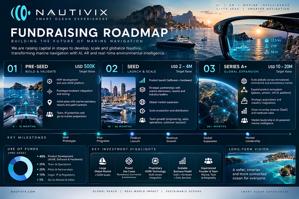 Nautivix Smart Ocean Fundraising Roadmap