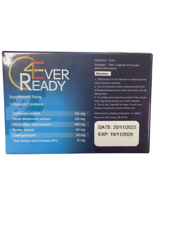 Thumbnail: 4Ever Ready Male Enhancement Pills (3 count)