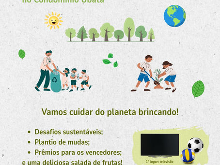 Gincana do Meio Ambiente no Condomínio Ubatã.