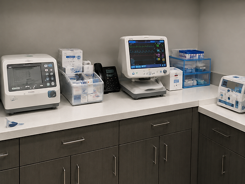 Medical devices and patient monitor for clinical trials