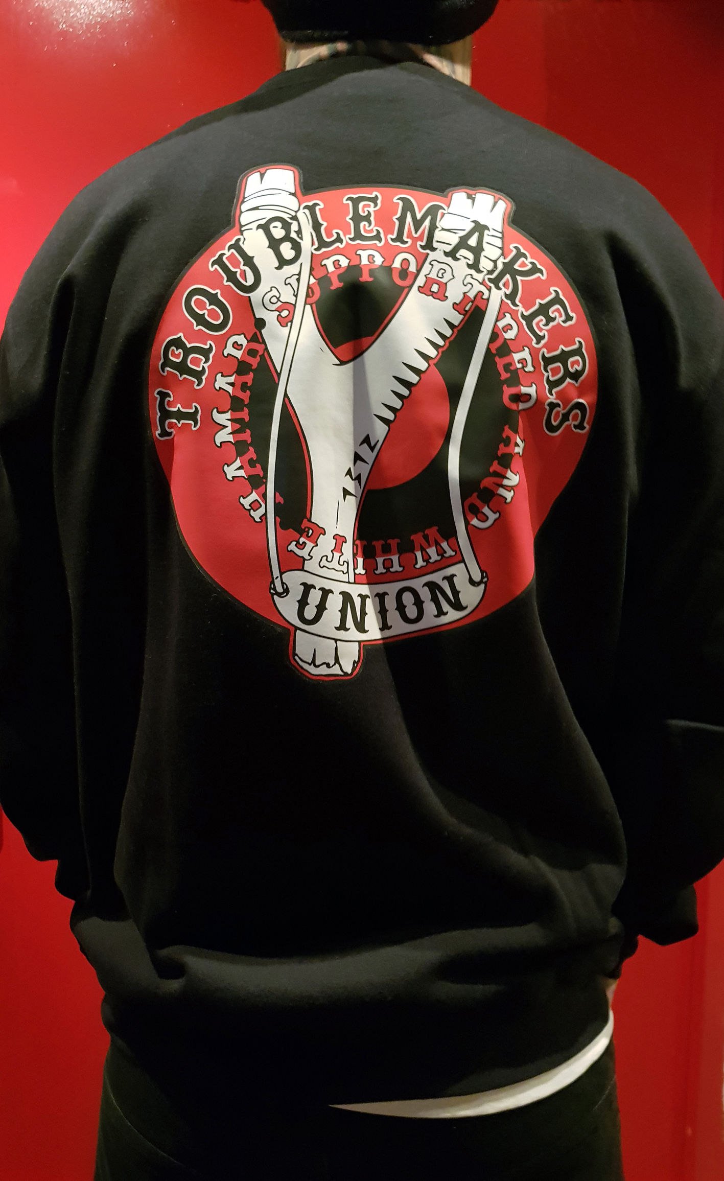 TROUBLEMAKERS UNION HAMAR College genser