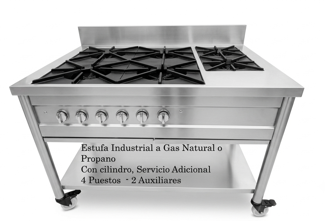 Estufa a gas industrial
