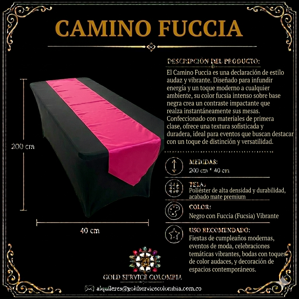 Miniatura: camino fucsia