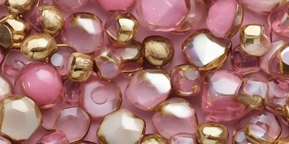 glass beads gold and pink.jpg