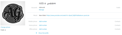 You can add me on Skype!