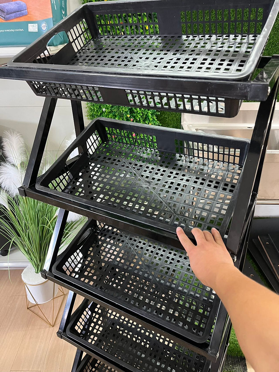 Thumbnail: Fruit & Veg Display Shelf Rack