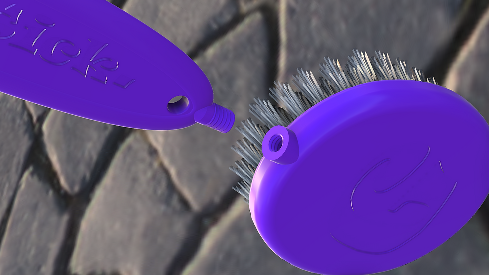 Thumbnail: Universal Scrapping Handling System and Self-Grooming Stick
