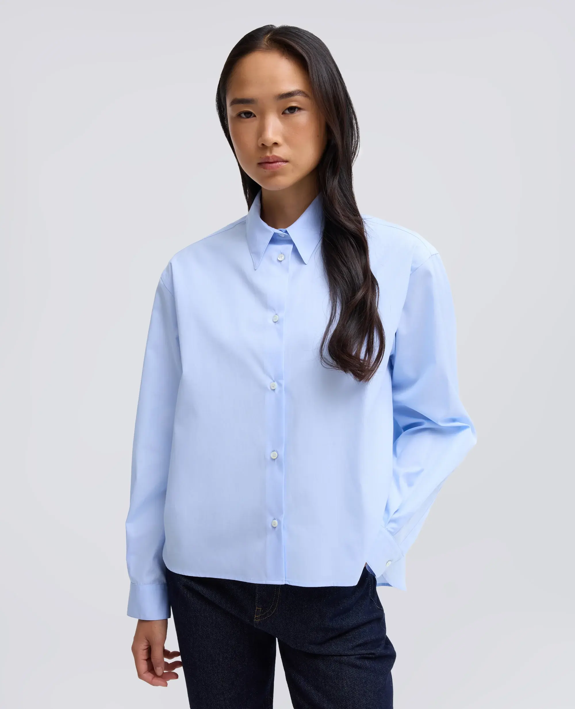 Cotton Poplin Blouse Aspesi 5483