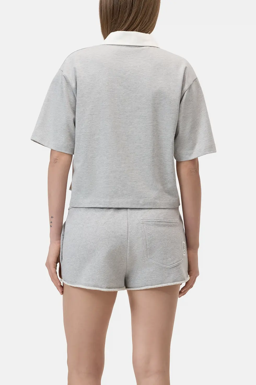 Thumbnail: Cropped Rugby Shirt Closed C95535