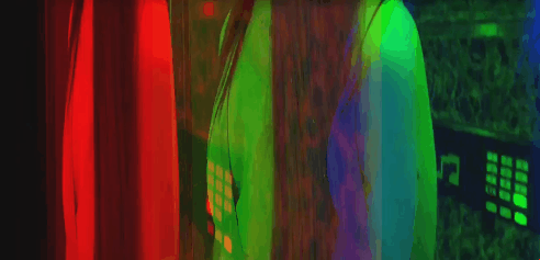 고덕노래방 룸내부 매니저 댄스 GIF