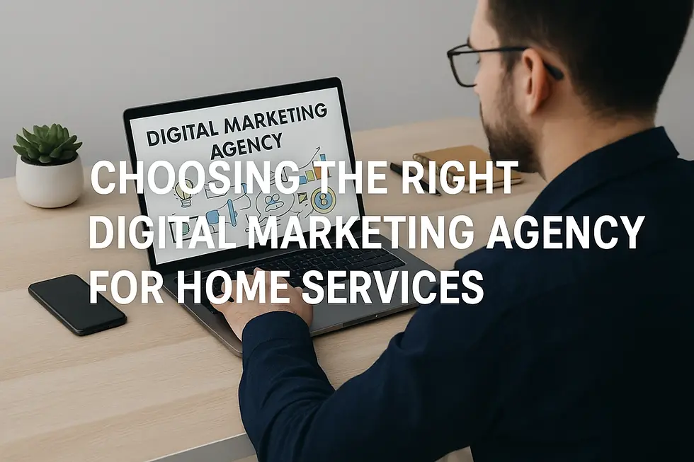 Choosing the Right Digital Marketing Agency for Home Services