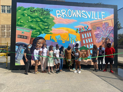 Community Mural unveiled after BDA/Metro Summer Collaboration