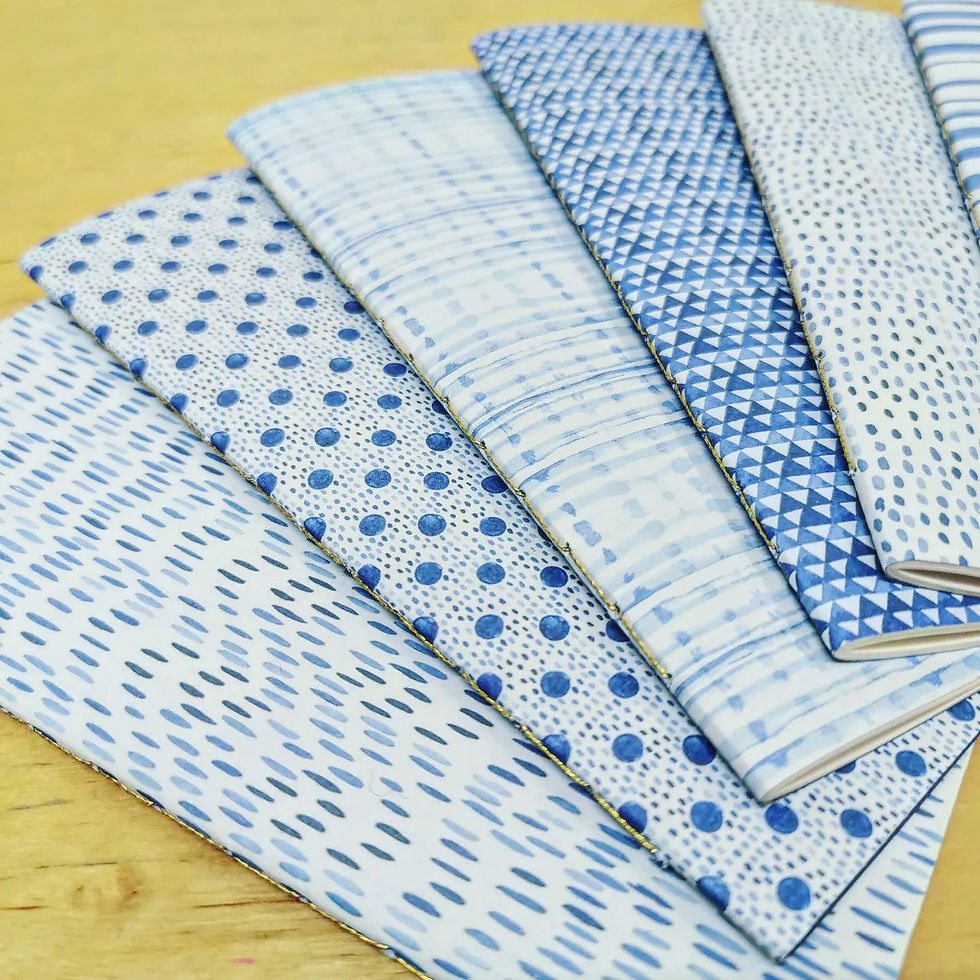 Miniature : Carnet de poche Shibori