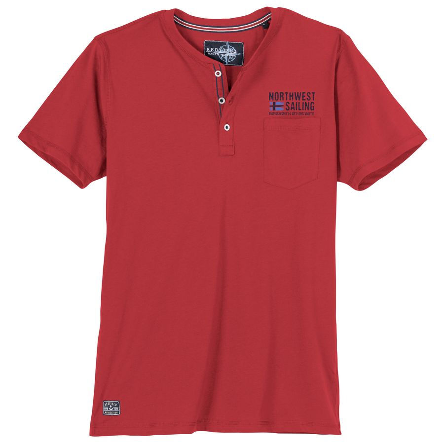 Miniaturbild: T-Shirt mit Knöpfen und Brusttasche regular