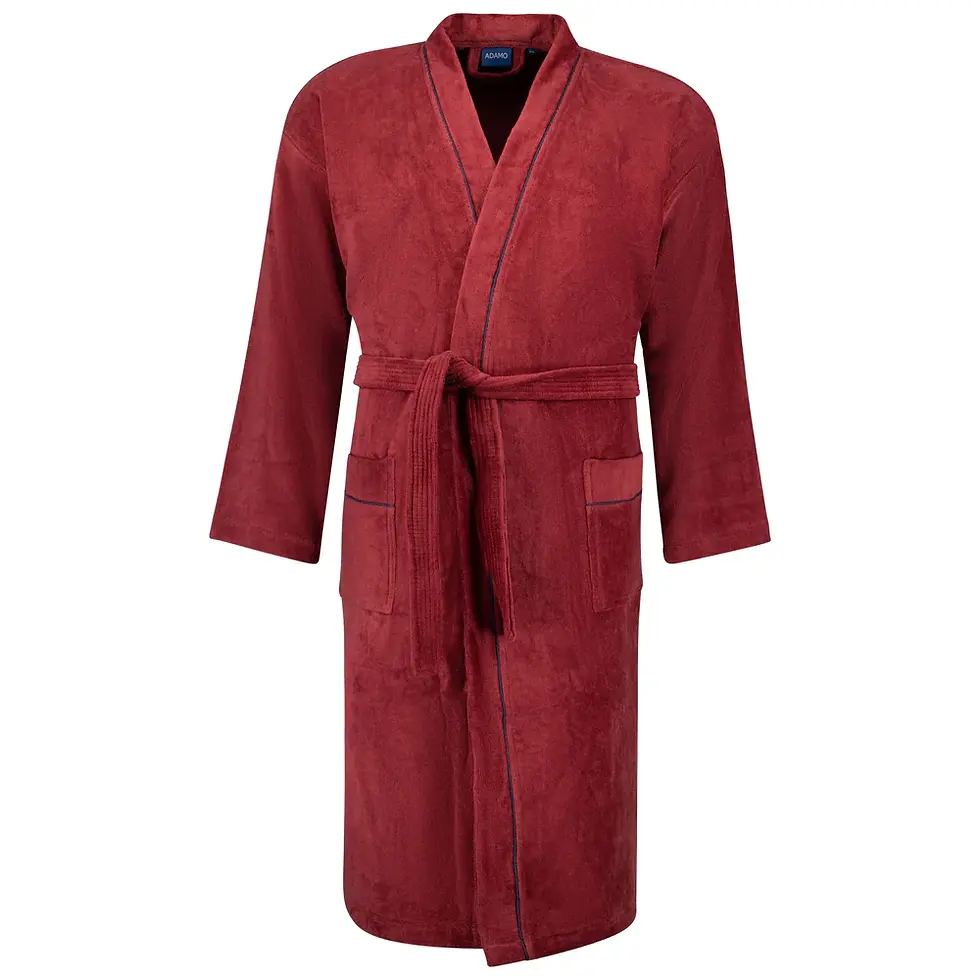 Velour Bademantel 100%BW