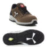 PAYPER "Get Force Low Nubuk" S3 Sicherheitsschuh schokoladen braun