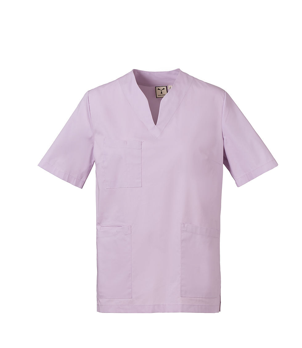 Miniaturbild: Kurzarm-Damenkasack Flieder