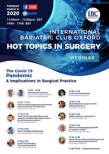 The Covid-19 Pandemic & Implications in Surgical Practice