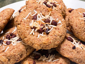 Almond Banana Peanut Butter Cookies