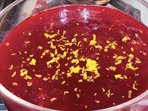 Ginger Orange Cranberry Sauce