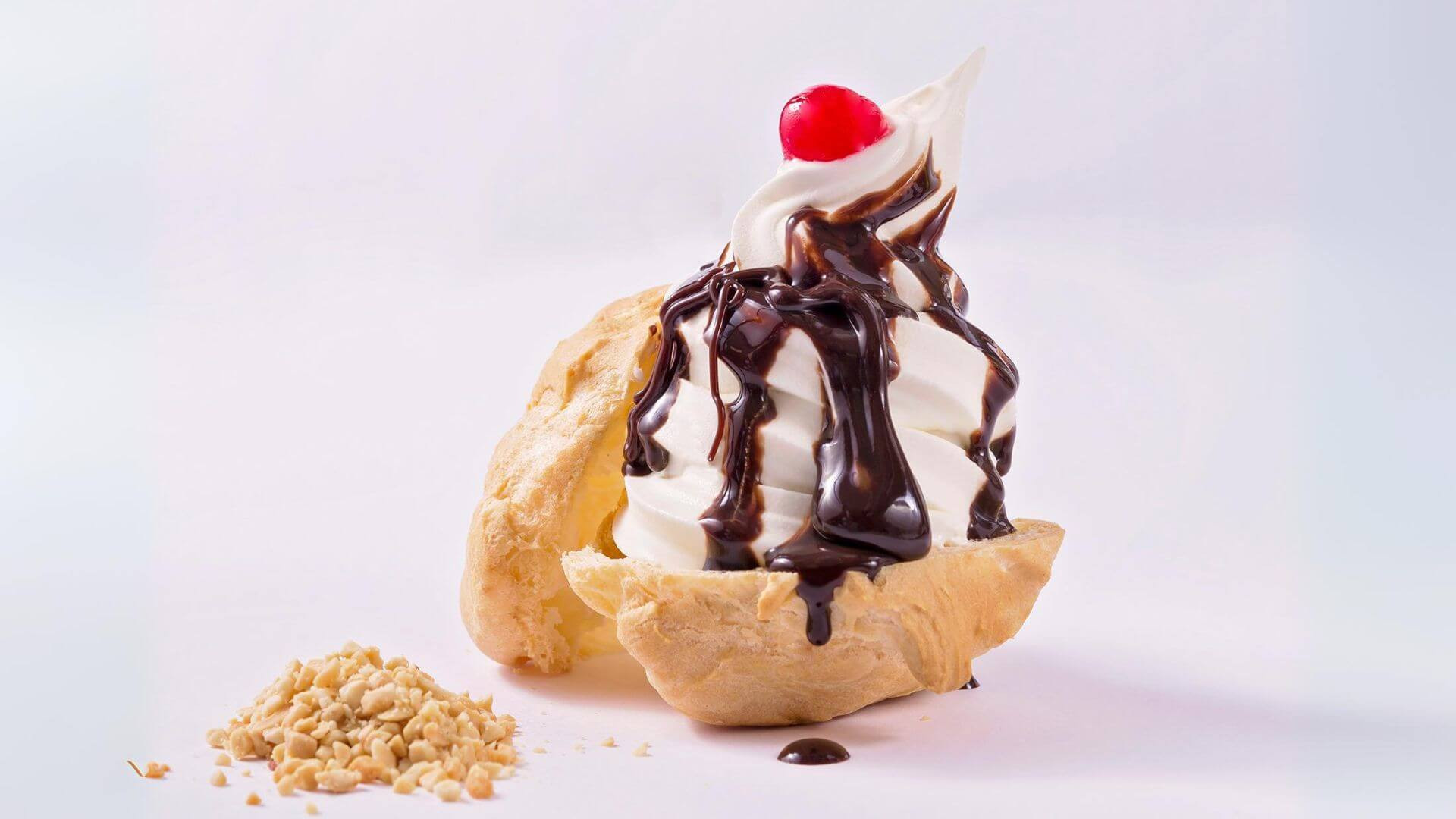 Le chou à la crème glacée