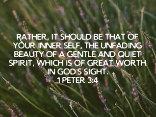 April 5, 2023, Put On A Gentle/ Quiet Spirit Prayer