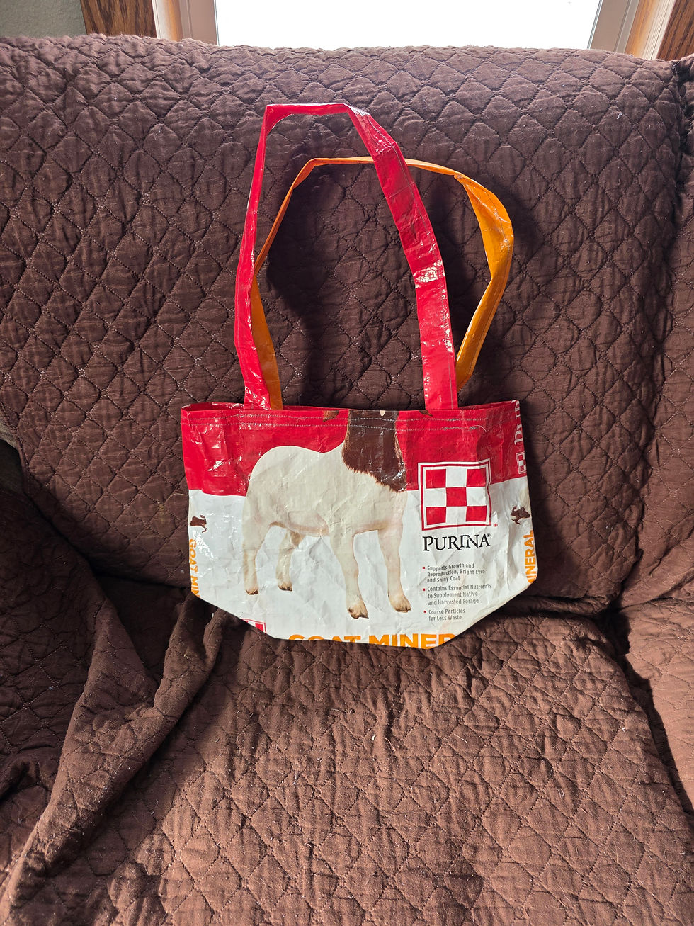 Thumbnail: Durable Feed Bag Tote Bags