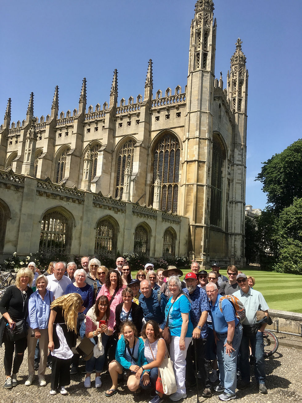 Join me at King's College Chapel, Cambridge