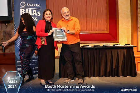 Booth Mastermind Awards: Presentation with BMA logo and 2024 text, South Point Hotel Casino & Spa Captured Celebrations