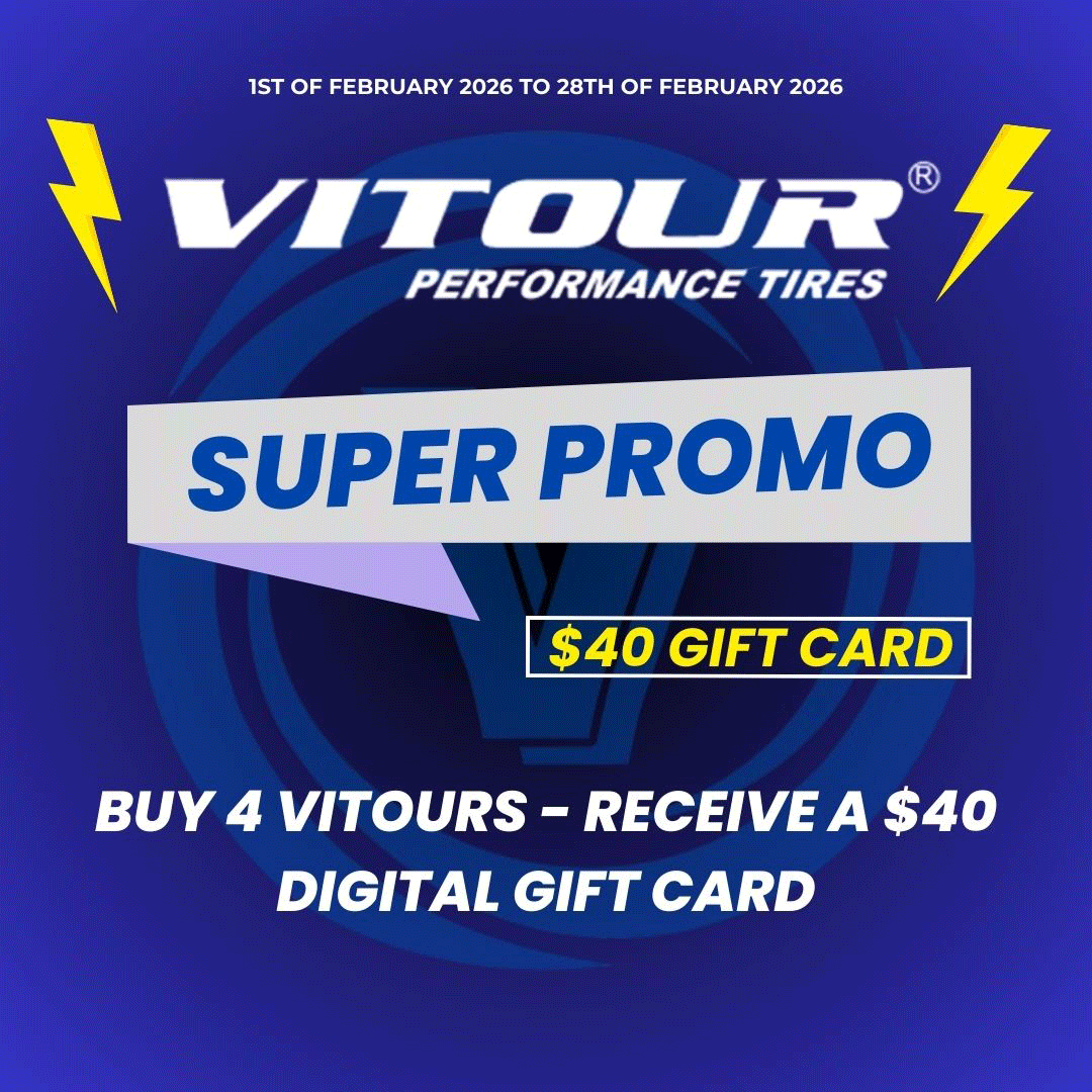 VITOUR SUPER PROMO- Buy 4 Vitour Tyres get a $40 Voucher
