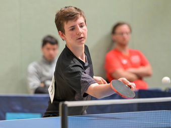 Tischtennis: Westdeutsche Meisterschaften Jugend 15 Nik Flesch und Mik Pörschke im Achtelfinale