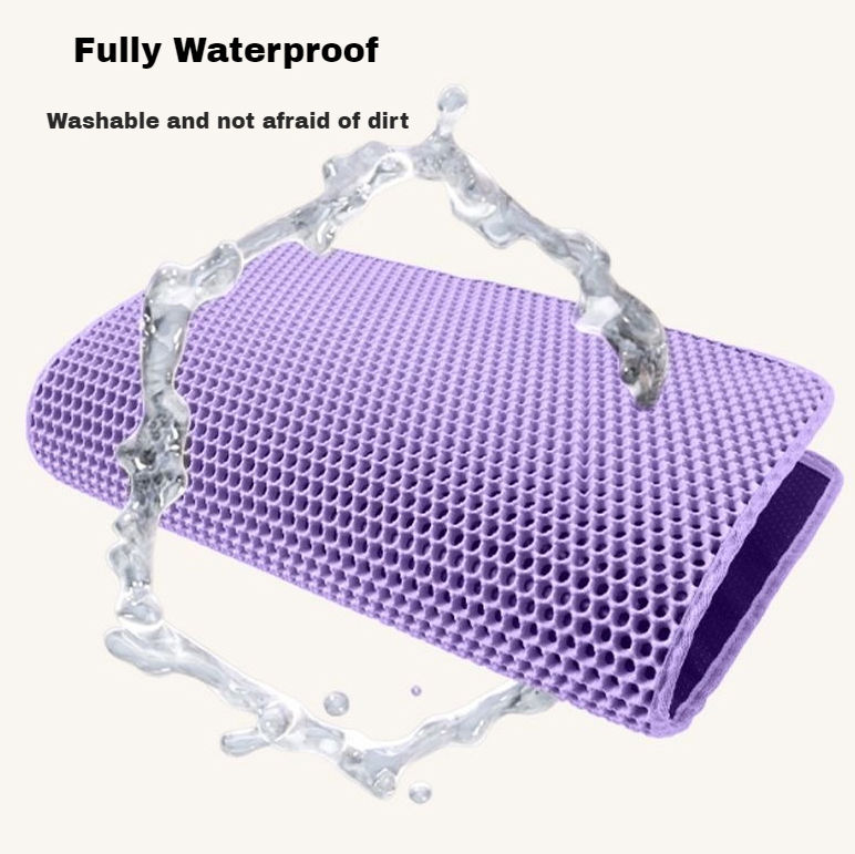 Thumbnail: EVA Cat Litter Pad Cat Washable Map Anti-Slip Three-Dimensional Particle