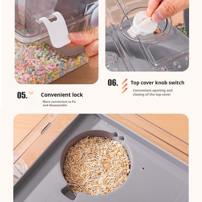 Thumbnail: Hamster Cage Small Animal With Tunnel 360° Viewing Acrylic Portable
